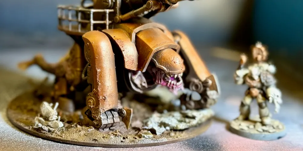 Space Marines are a weird thing to use for scale, since they can't ever decide what size they are.